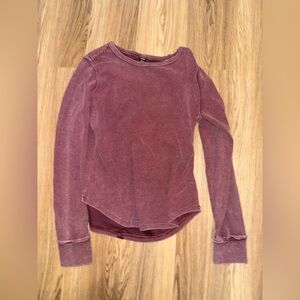 SHEIN Dusty Rose Long Sleeve Top